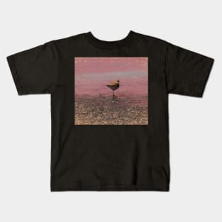 Sandpiper in the marsh illustration Kids T-Shirt